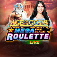 Mega Fire Blaze Age of the Gods Roulette Live in All Live Games